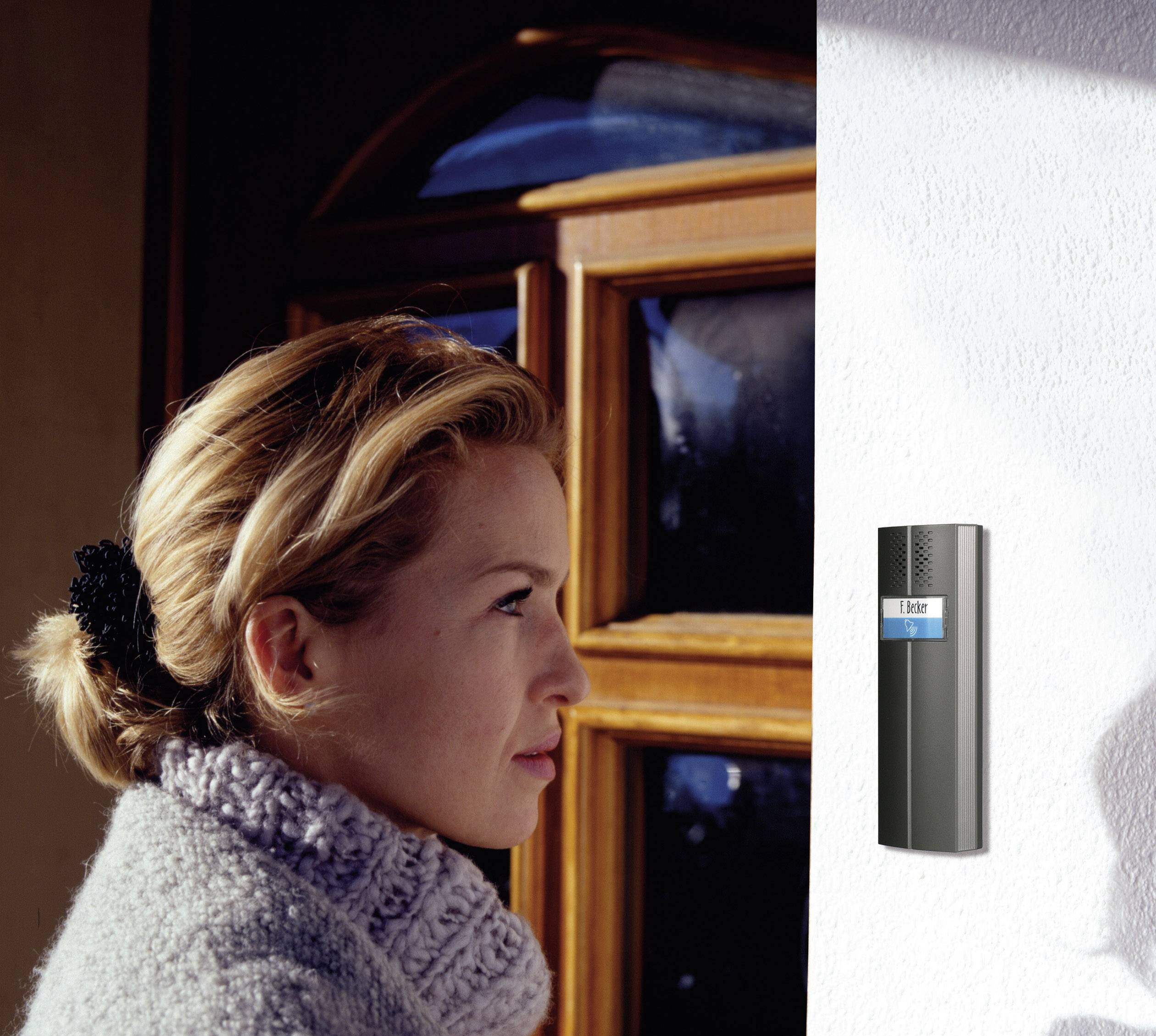 Pentatron TF04 Set Türsprechanlage Funk Komplett-Set 1 Familienhaus Anthrazit, Weiß