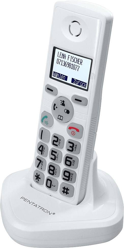 Pentatron TF04 Set Türsprechanlage Funk Komplett-Set 1 Familienhaus Anthrazit, Weiß