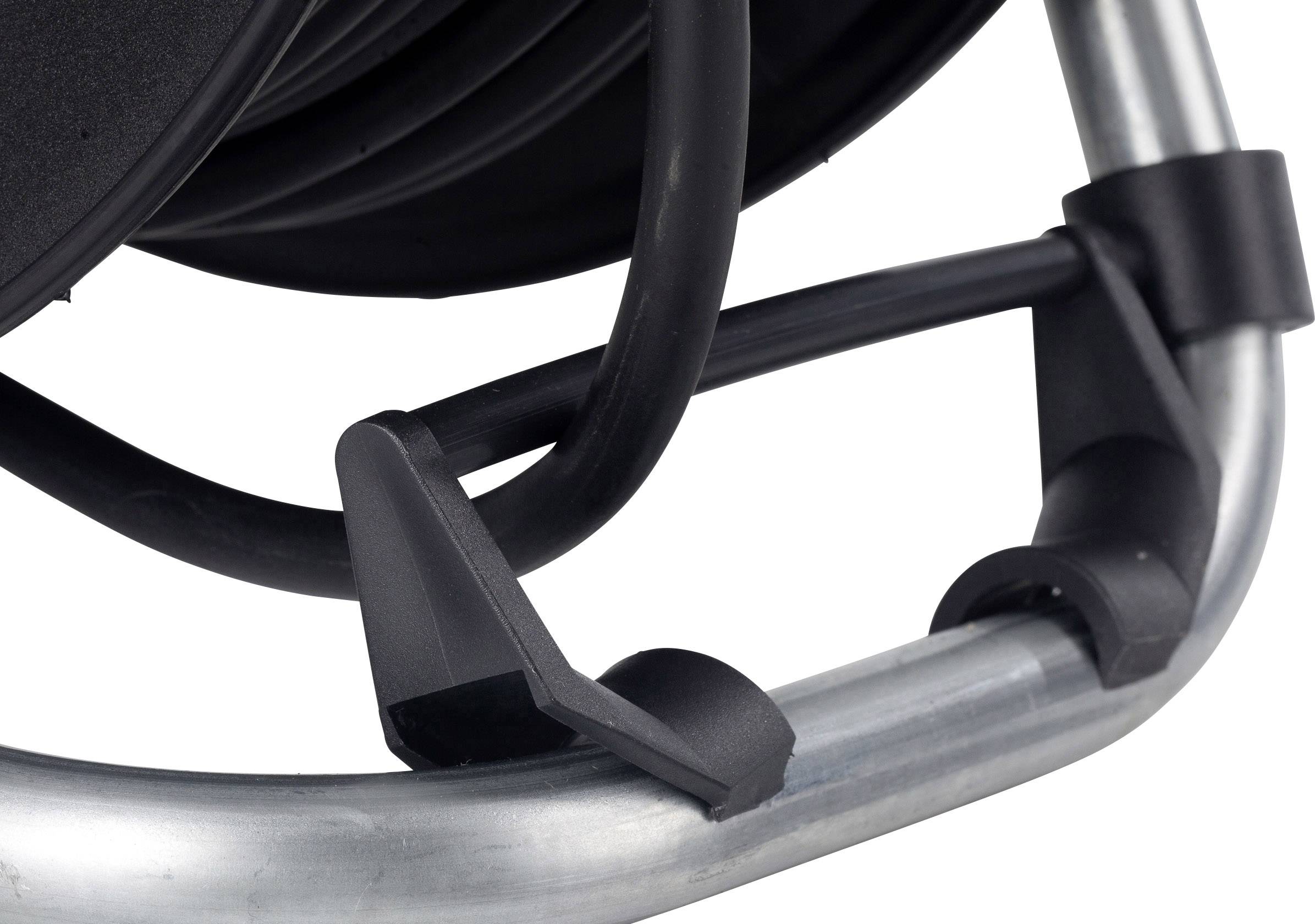 AS Schwabe 10174 Kabeltrommel 40.00m Schwarz Schutzkontakt-Stecker