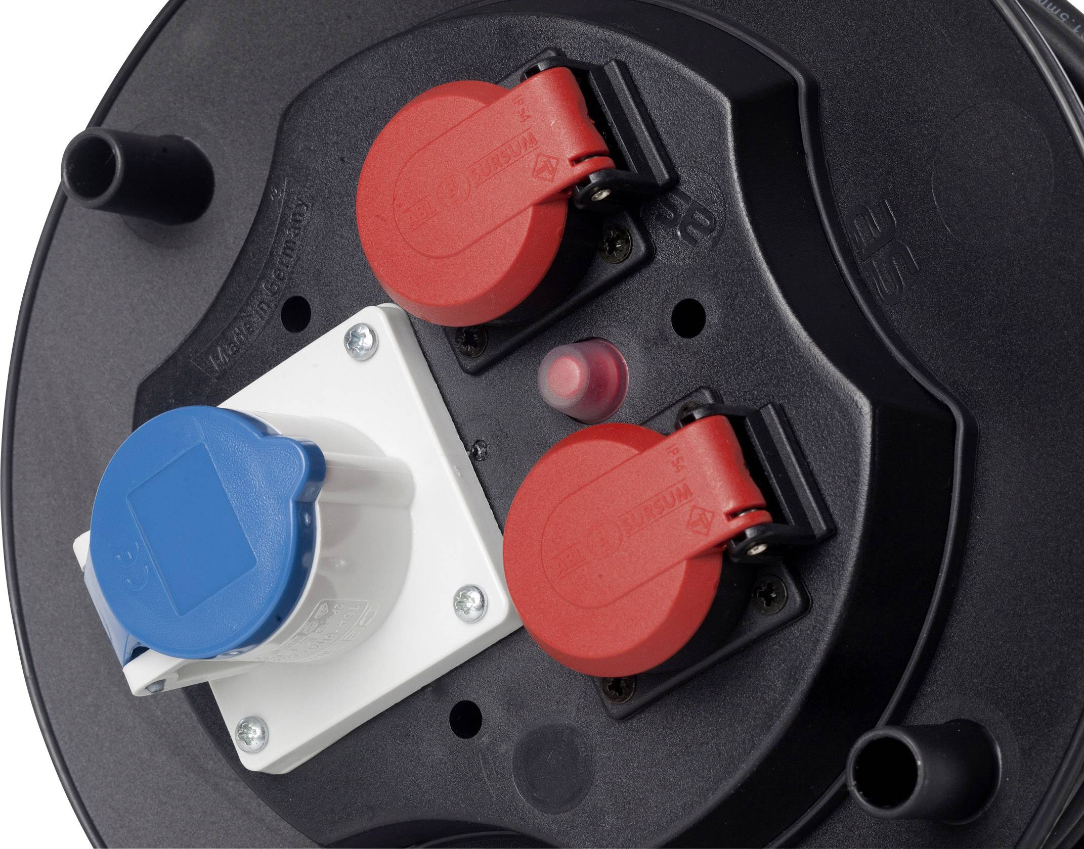 AS Schwabe 10174 Kabeltrommel 40.00m Schwarz Schutzkontakt-Stecker
