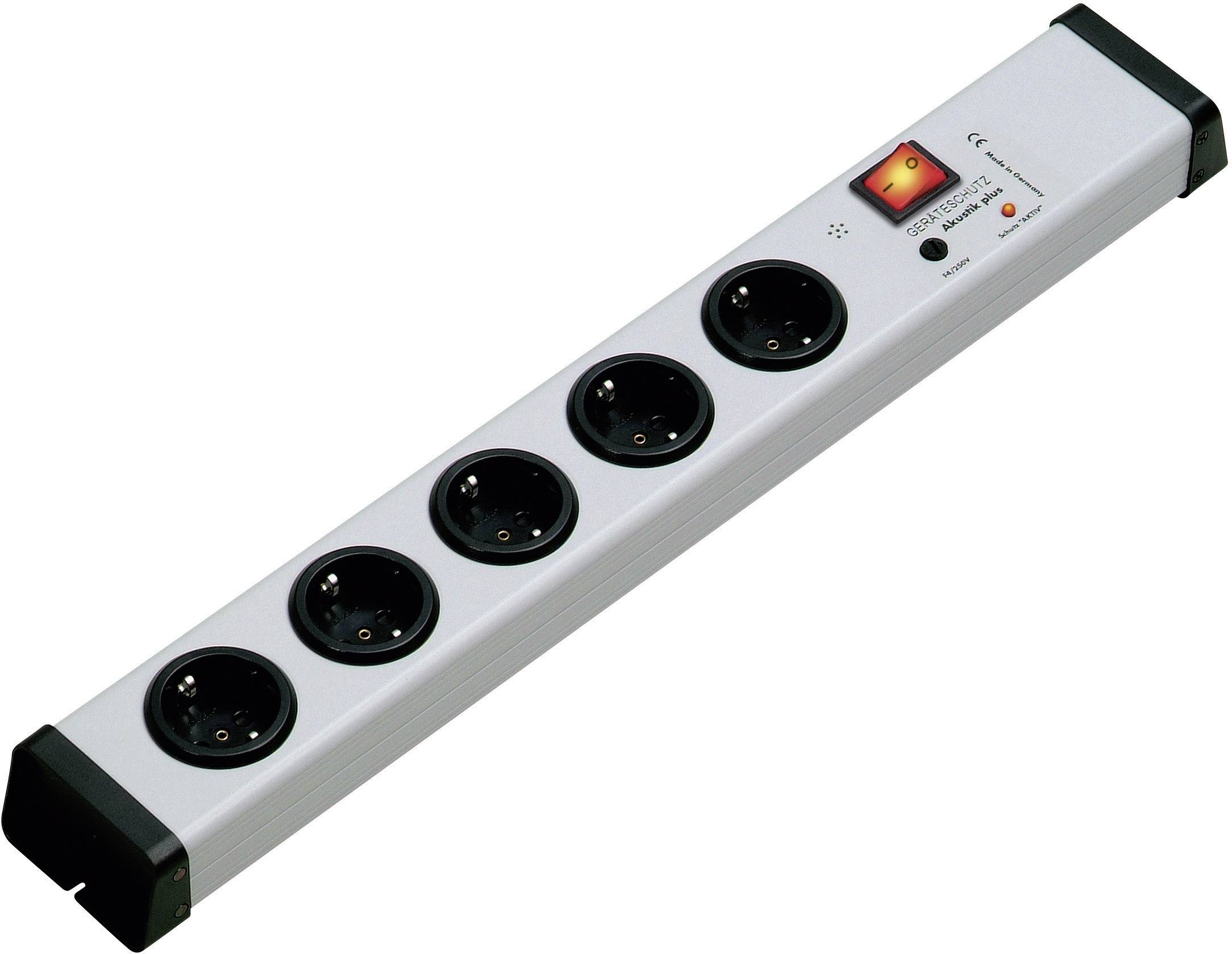 Ehmann 0206x00052300 Steckdosenleiste mit Schalter 5fach Weiß ohne Stecker 1 St.