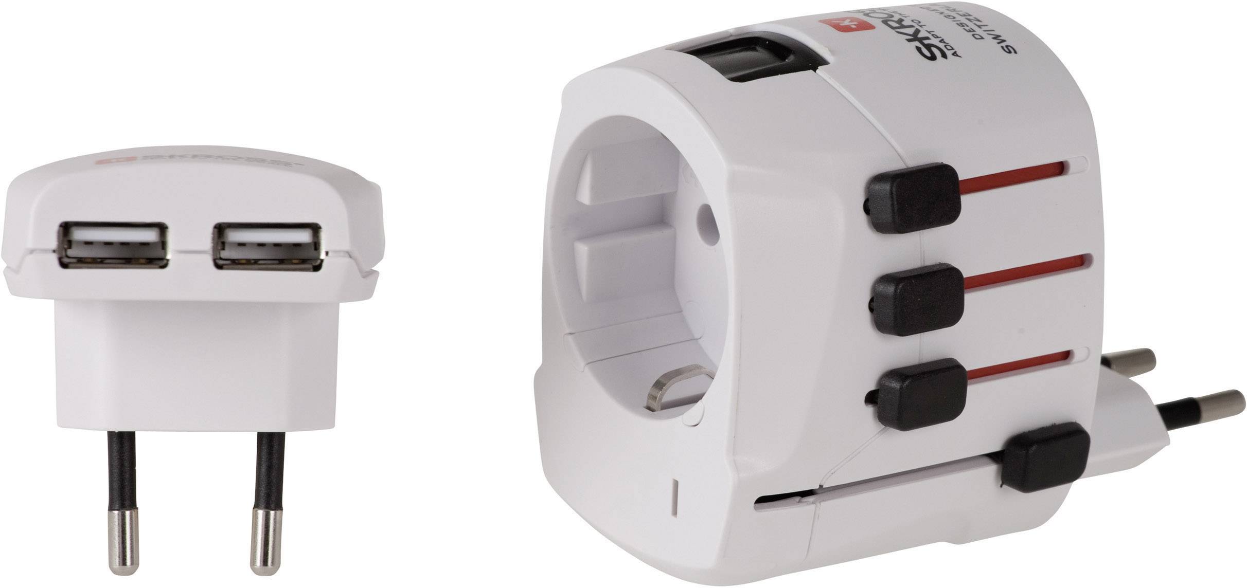 Skross 1.302400 Reiseadapter  World Adapter PRO USB