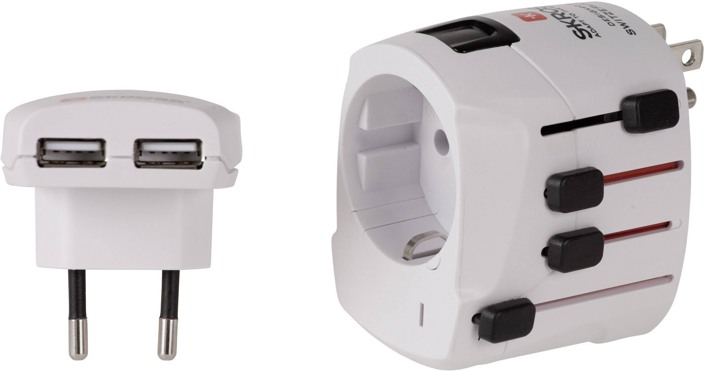 Skross 1.302400 Reiseadapter  World Adapter PRO USB