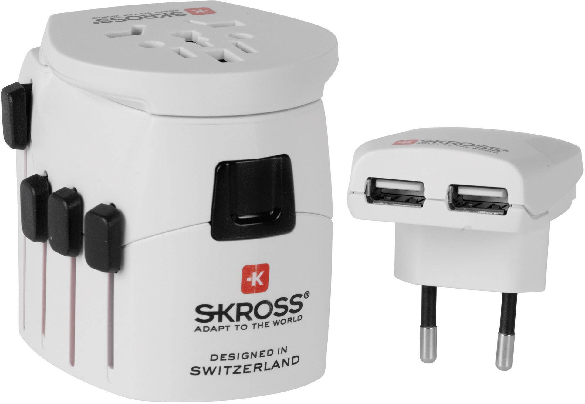 Skross 1.302500 Reiseadapter PRO+ USB