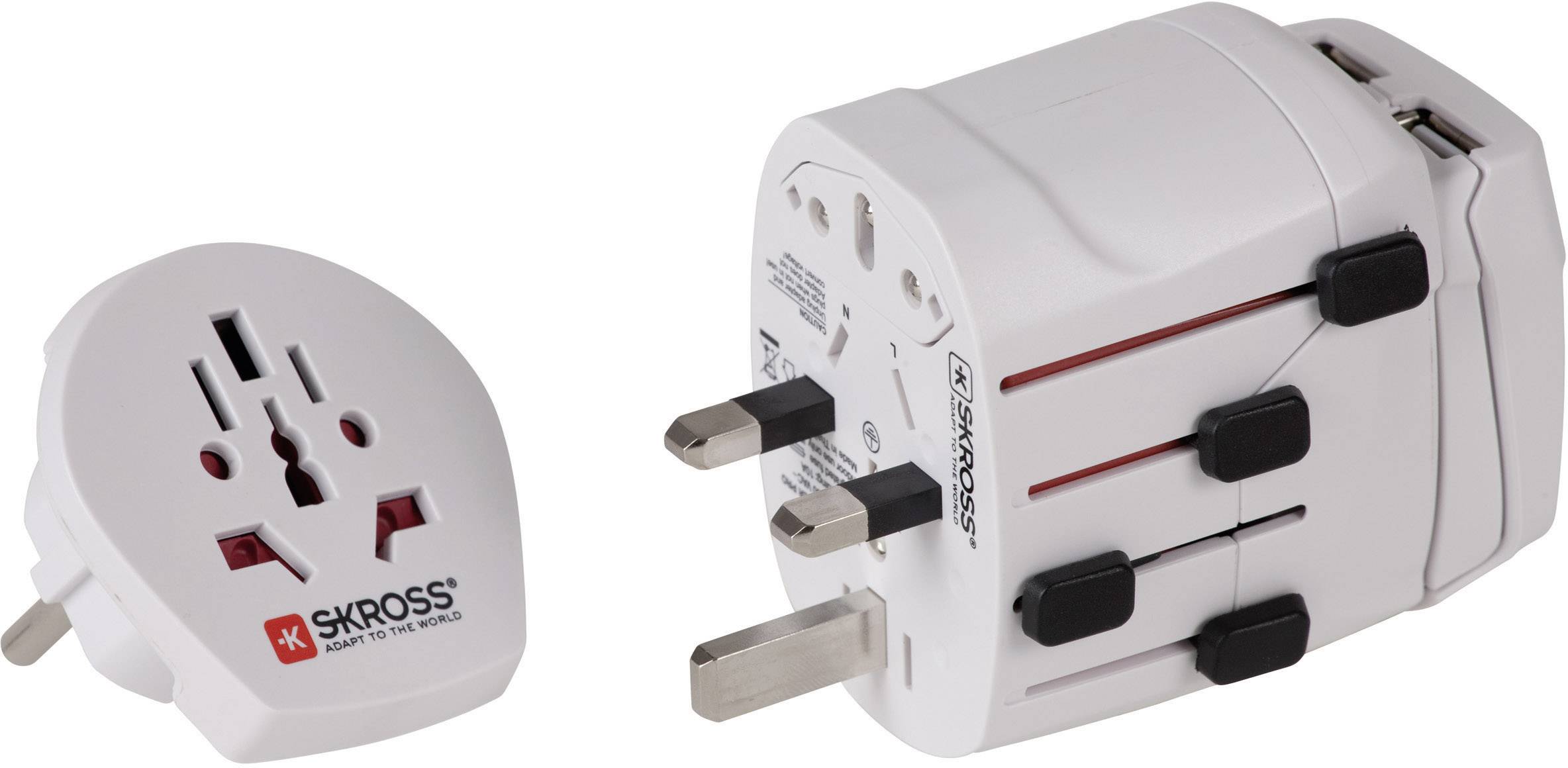 Skross 1.302500 Reiseadapter PRO+ USB