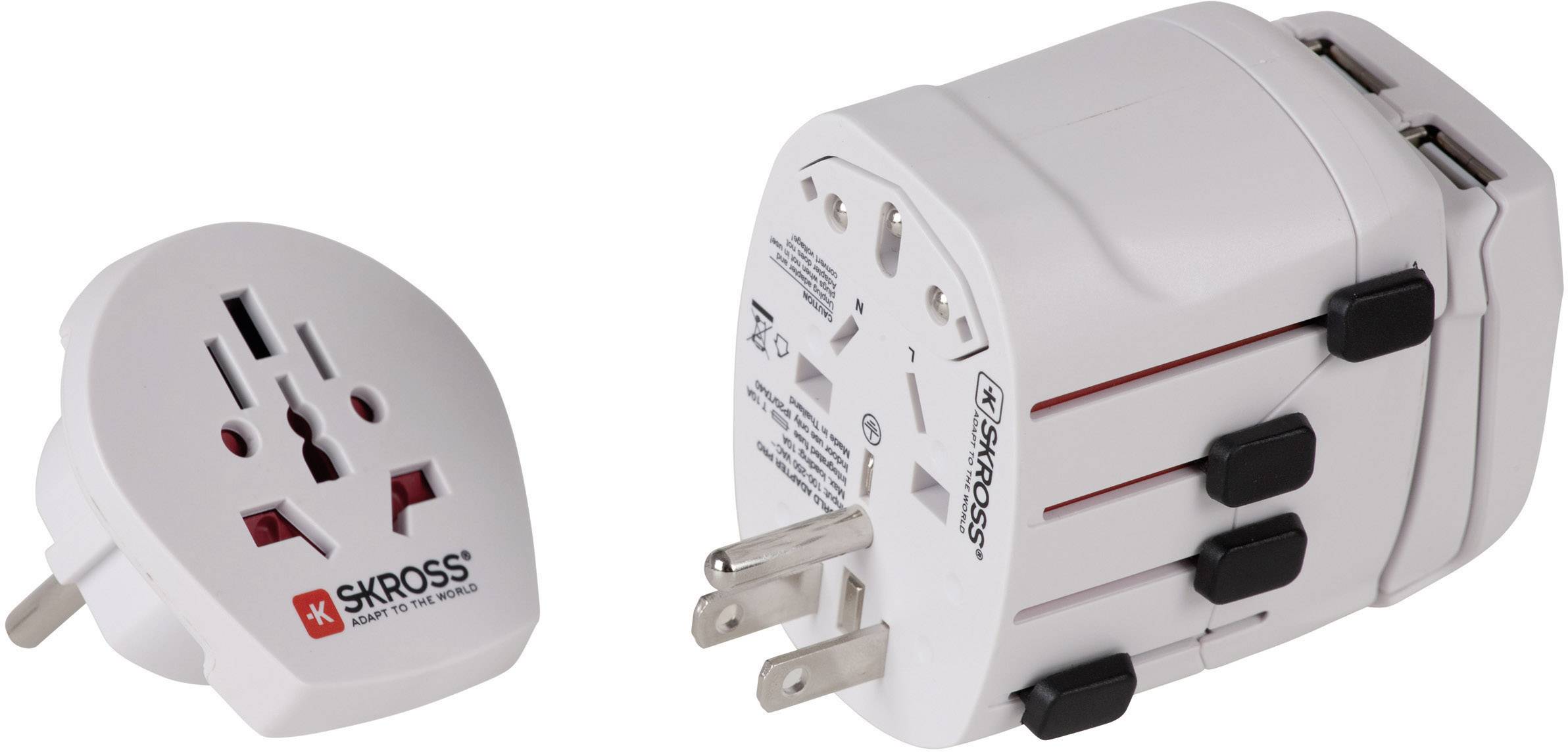 Skross 1.302500 Reiseadapter PRO+ USB