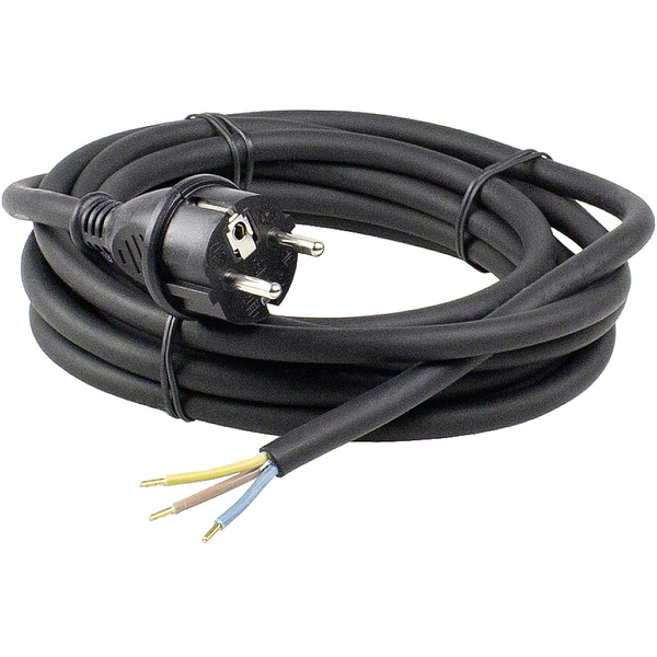 Câble de raccordement AS Schwabe 60379 noir 4.50 m