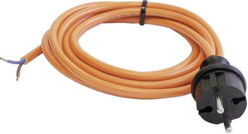 AS Schwabe 70913 Strom Anschlusskabel Orange 5.00 m