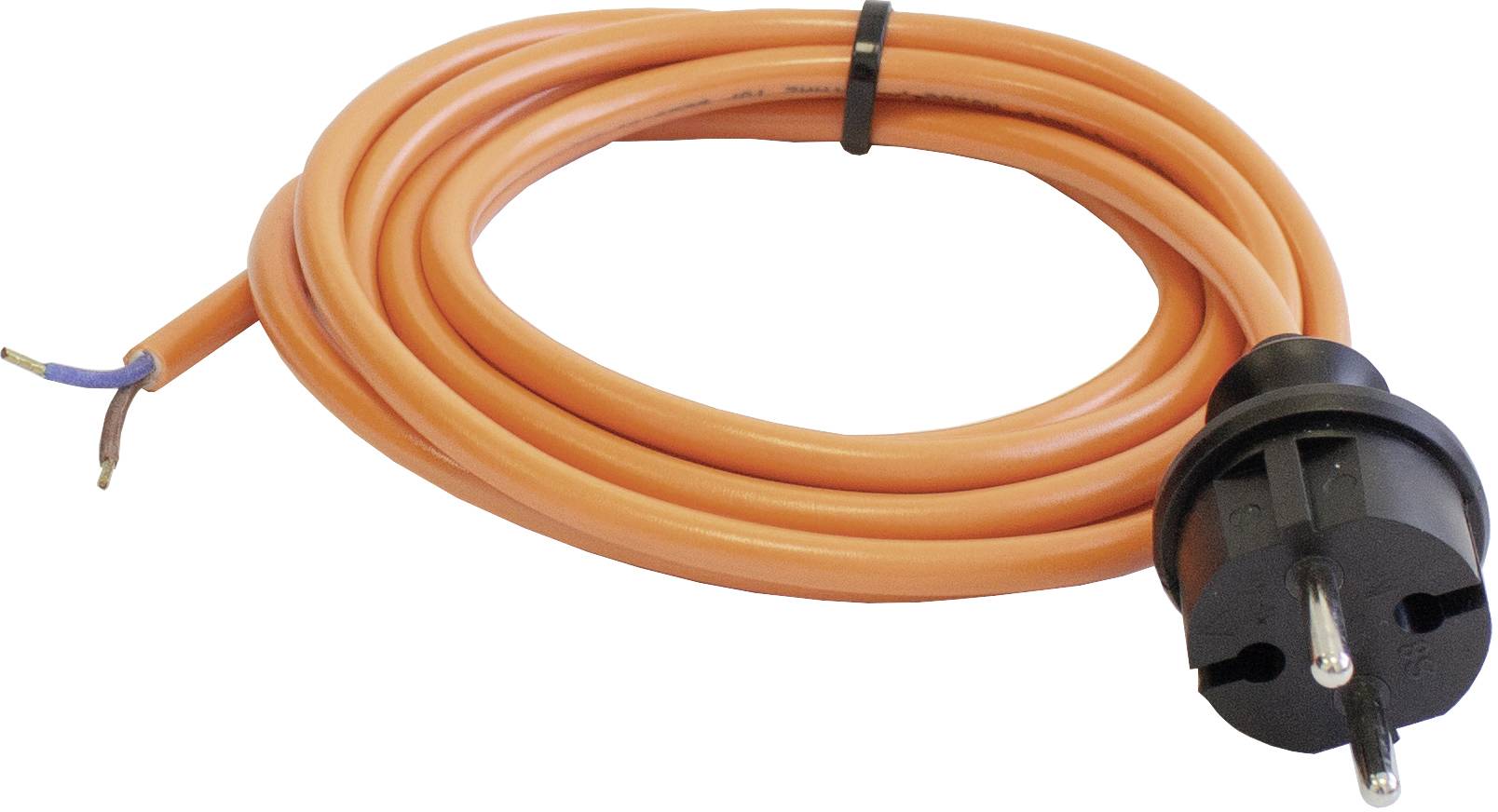 AS Schwabe 70917 Strom Anschlusskabel Orange 5.00m 