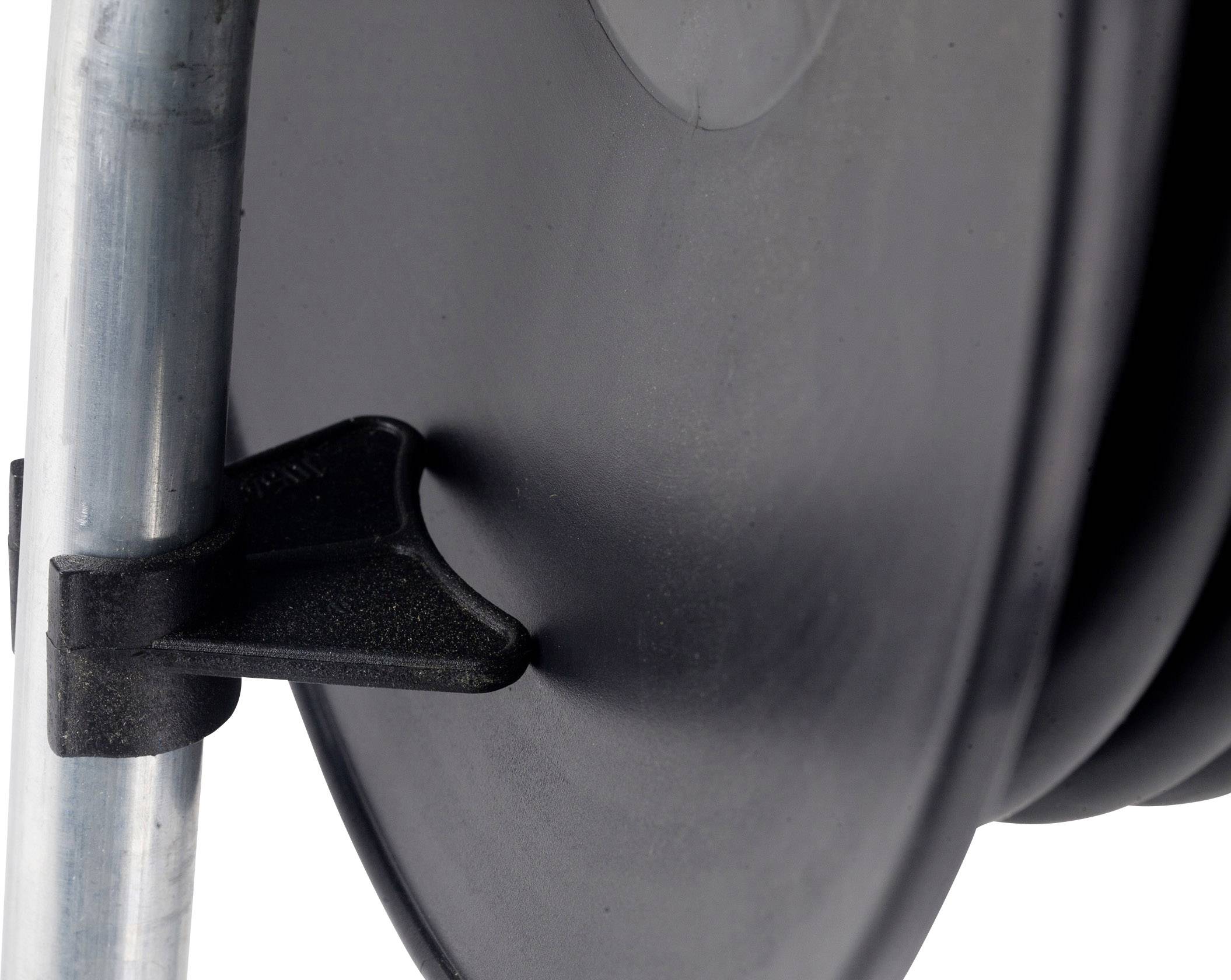 AS Schwabe 12270 Kabeltrommel 25.00m Schwarz CEE-Stecker 16A 3polig