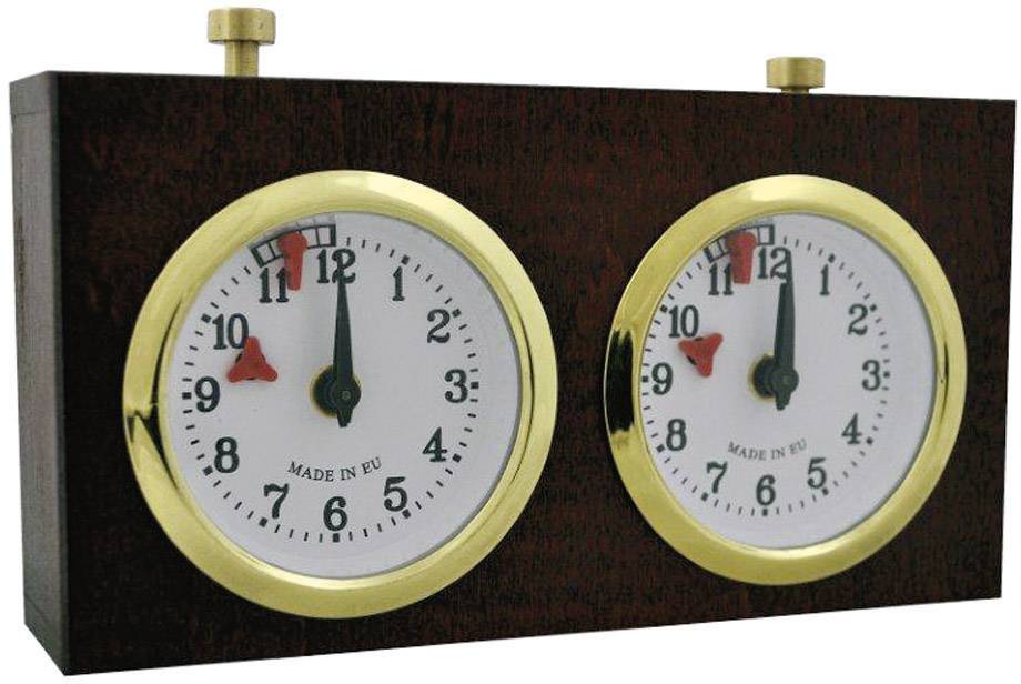 888804 Loper Schachuhr Nussbaum