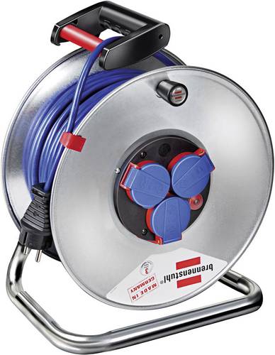 1199840 Kabeltrommel 40.00m Blau Schutzkontakt-Stecker