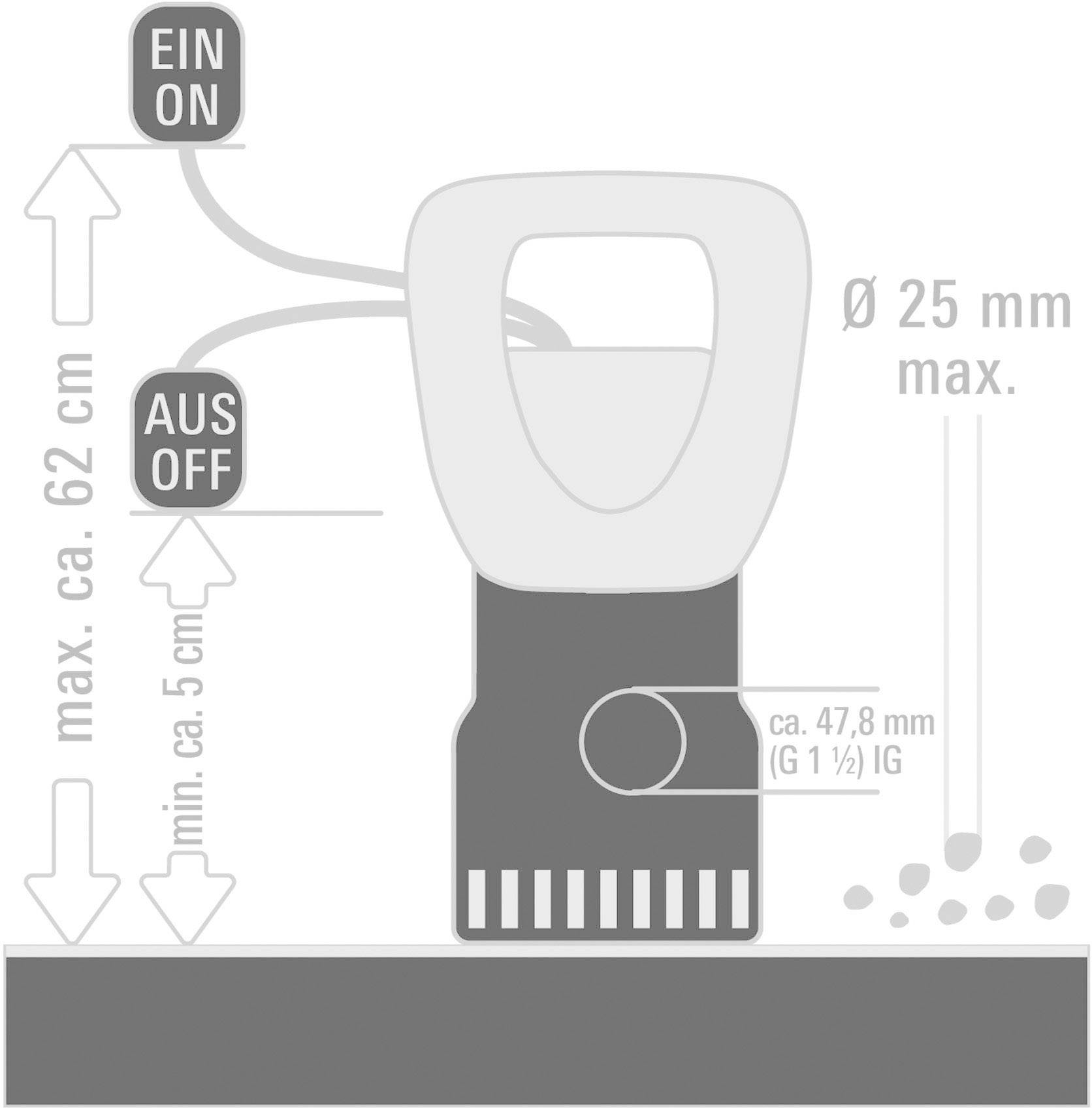 Einhell RG-DP 7525 N 4170611 Schmutzwasser-Tauchpumpe