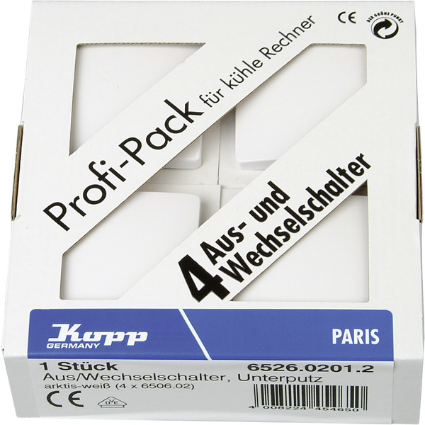 Interrupteur va-et-vient Kopp 652602012 Paris blanc