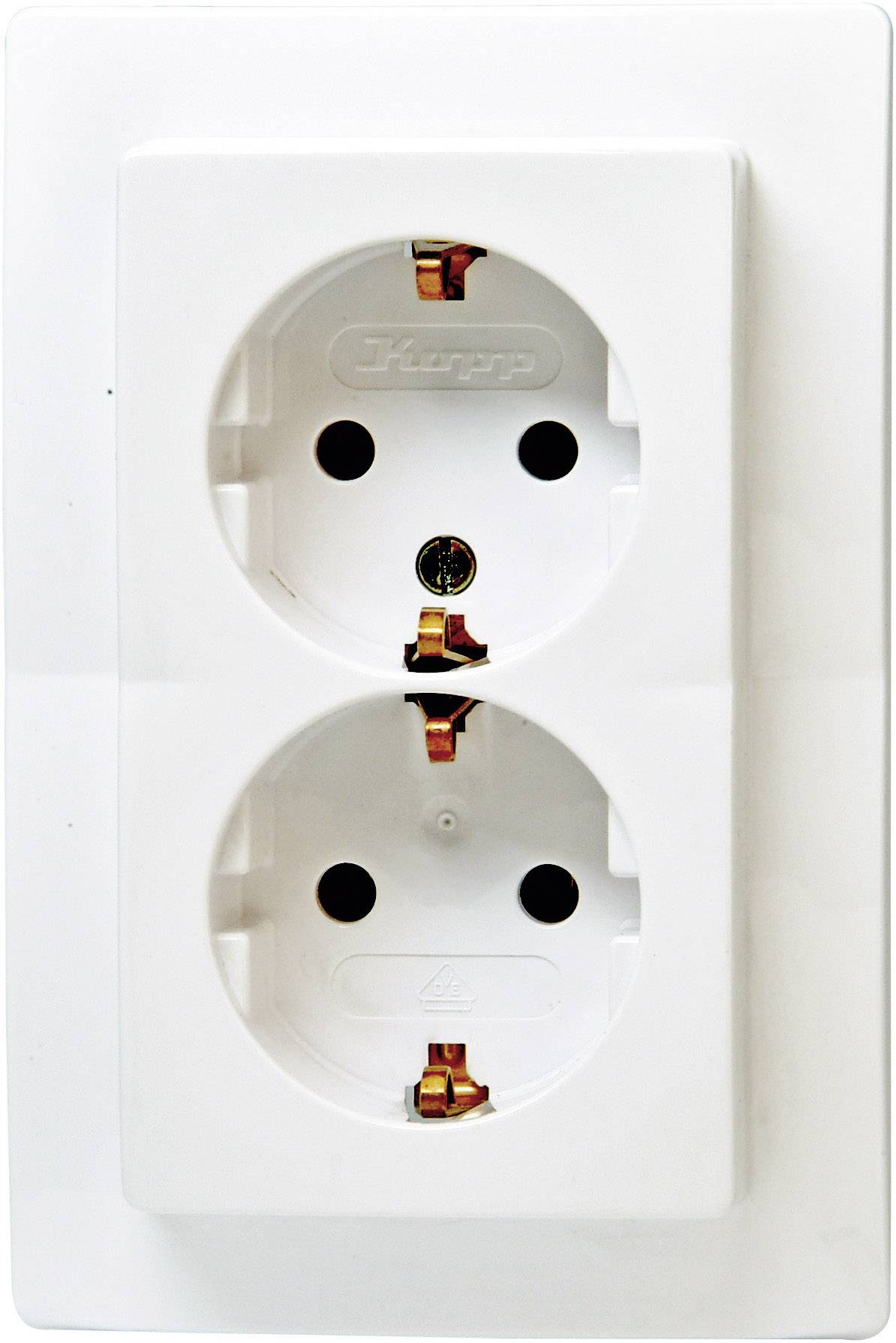 Kopp Einsatz Schutzkontakt-Steckdose Paris Weiß 941102063 1St.