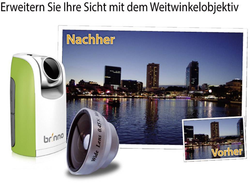 Brinno Objectif grand-angle Weitwinkel-Objektiv Brinno TLC-200