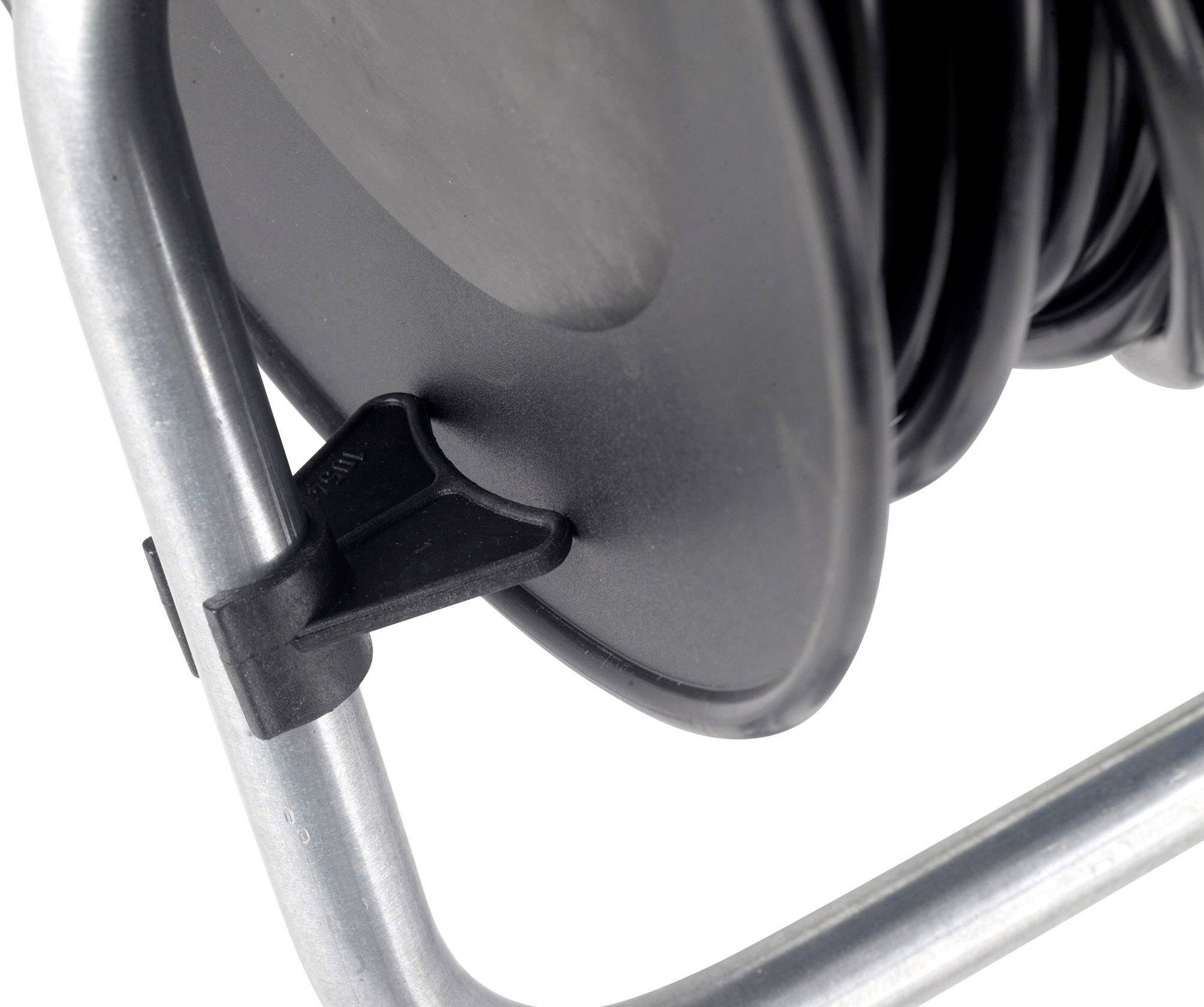 AS Schwabe 11103 Kabeltrommel 20.00 m Schwarz Schutzkontakt-Stecker