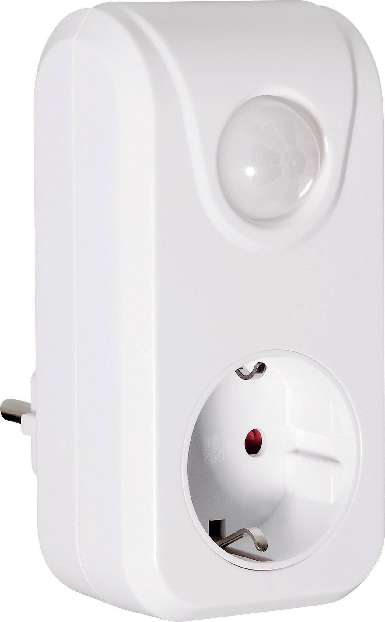 552445 Zwischenstecker PIR-Bewegungsmelder 100° Weiß IP20