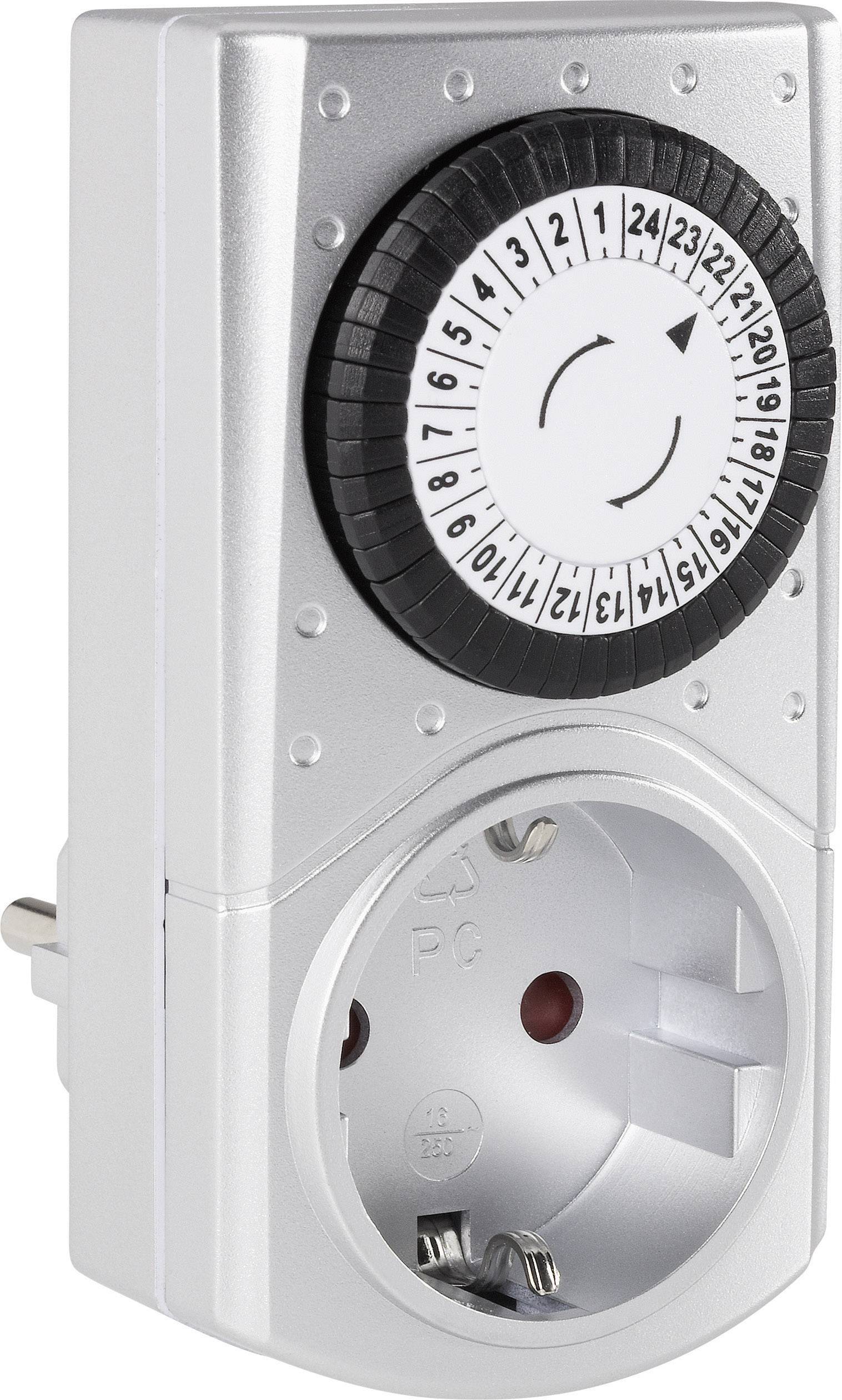 GAO 0811 Steckdosen-Zeitschaltuhr analog Tagesprogramm 3680 W IP20