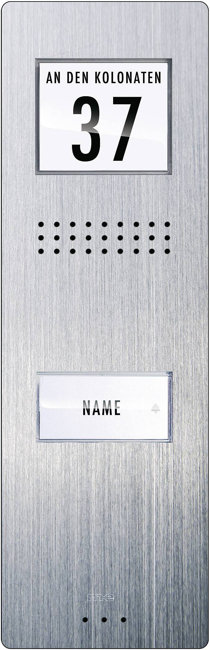 M-e modern-electronics ADV 210 Vistadoor Türsprechanlage Kabelgebunden Außeneinheit 1 Familienhaus Edelstahl