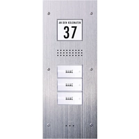 M-e modern-electronics ADV 230 Vistadoor Türsprechanlage Kabelgebunden Außeneinheit 3 Familienhaus Edelstahl M-e modern-electronics ADV 230 Vistadoor Türsprechanlage Kabelgebunden Außeneinheit 3 Familienhaus Edelstahl