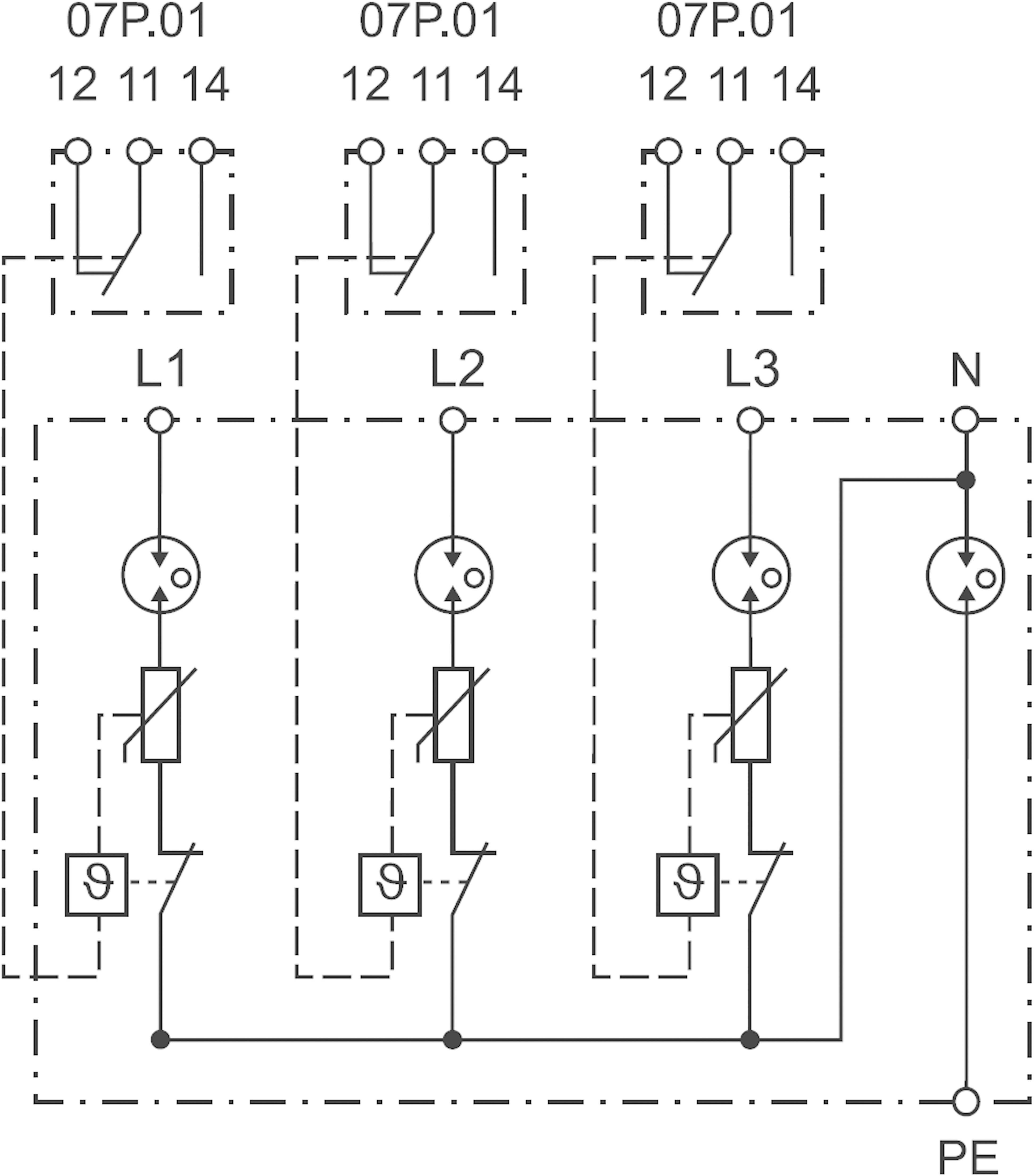 Finder 7P.04.8.260.1025 7P.04.8.260.1025 Überspannungsschutz-Ableiter 30 kA 1 St.