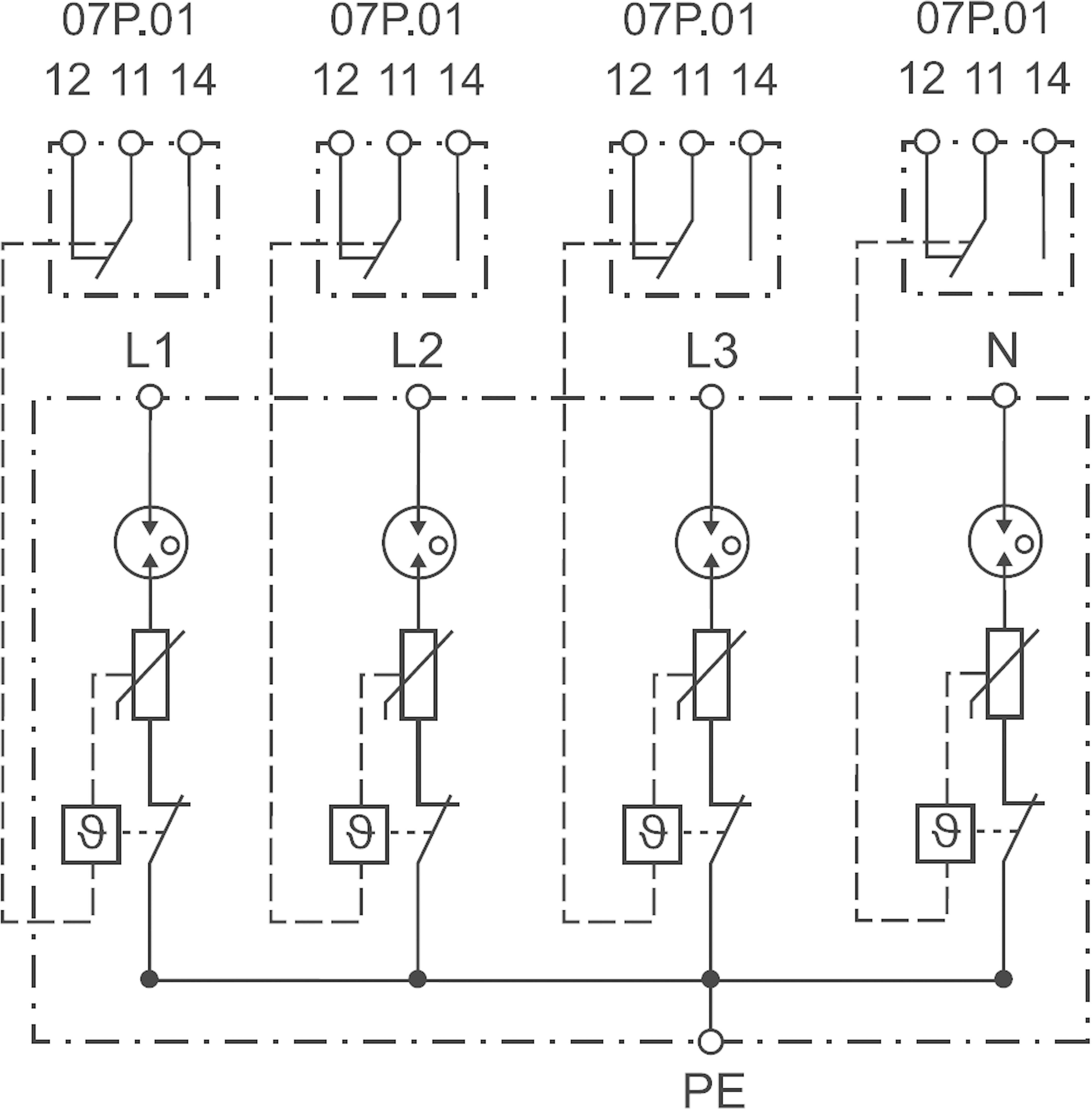 Finder 7P.05.8.260.1025 7P.05.8.260.1025 Überspannungsschutz-Ableiter 30 kA 1St.