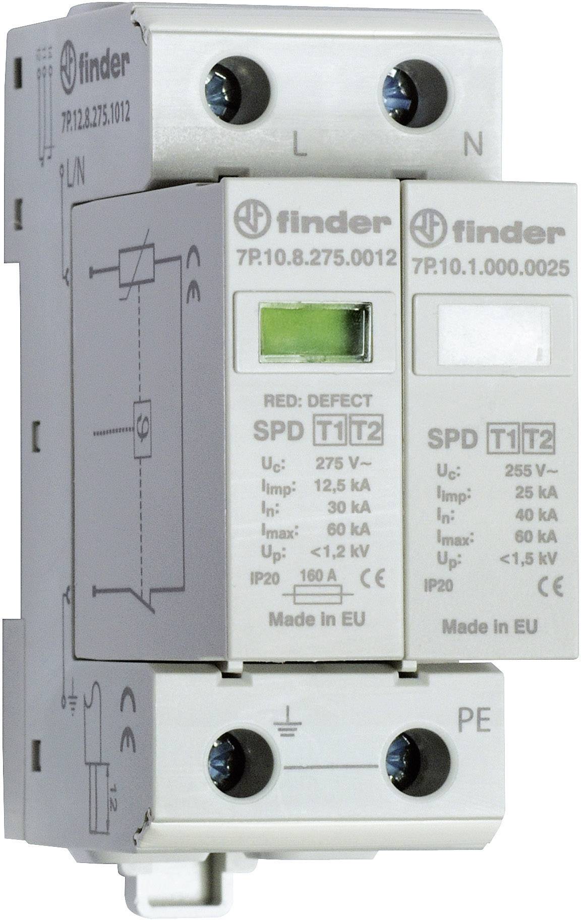 Finder 7P.12.8.275.1012 7P.12.8.275.1012 Überspannungsschutz-Ableiter 30 kA 1St.