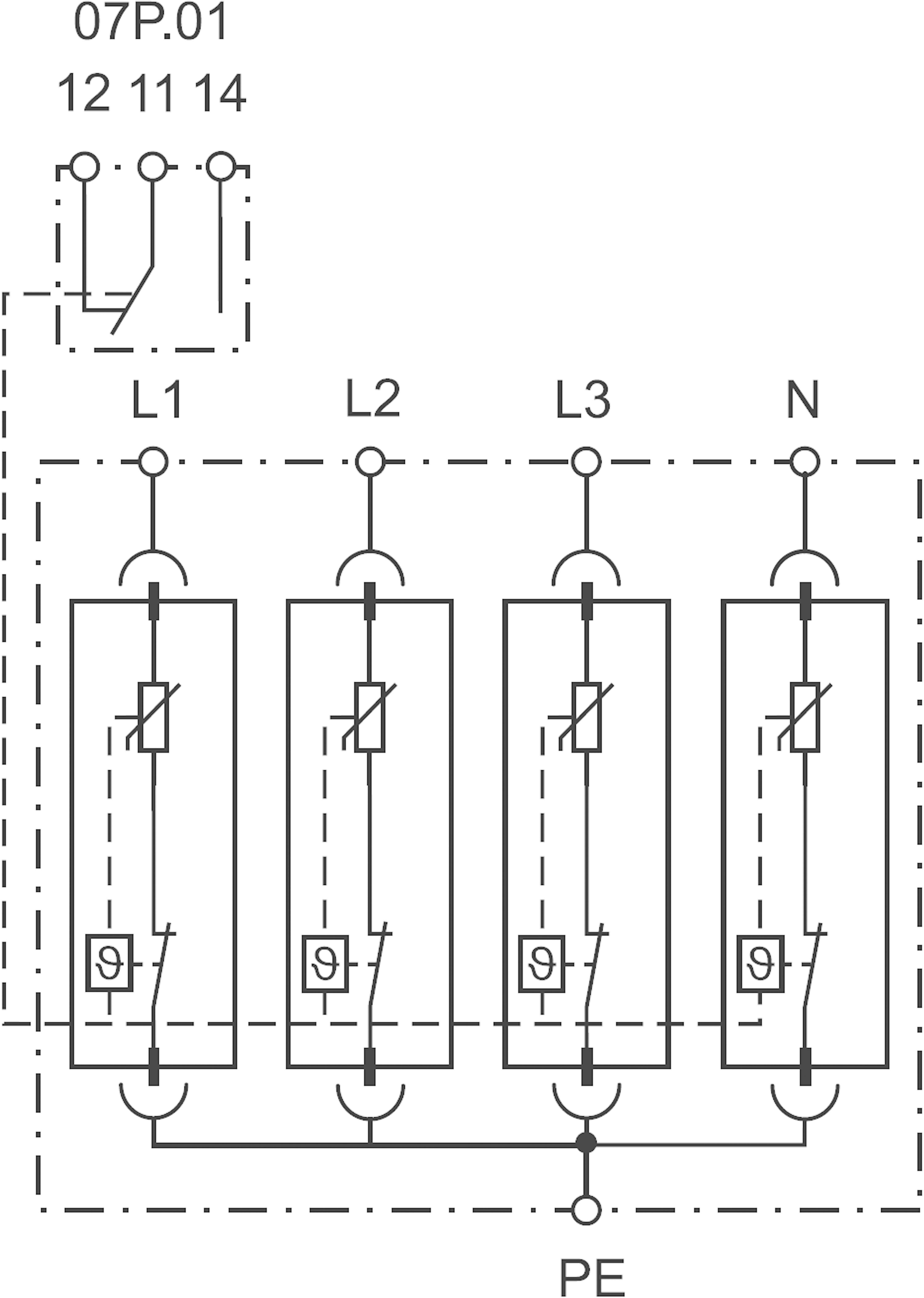 Finder 7P.25.8.275.1020 7P.25.8.275.1020 Überspannungsschutz-Ableiter 20 kA 1St.