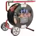 AS Schwabe 26205 Kabeltrommel 30.00m Schwarz CEE-Stecker 32A 5polig AS Schwabe 26205 Kabeltrommel 30.00m Schwarz CEE-Stecker 32A 5polig