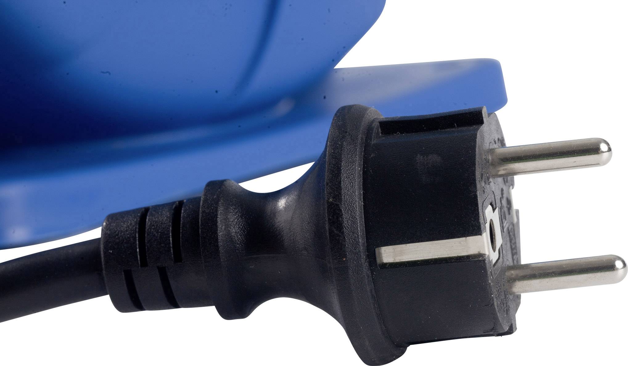 AS Schwabe 12642 Wandkabeltrommel 15.00m Schwarz Schutzkontakt-Stecker