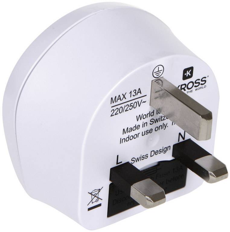 Skross 1.500220 Reiseadapter World to UK
