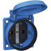 ABL Sursum 1561050 Flush-mount socket IP54 Blue