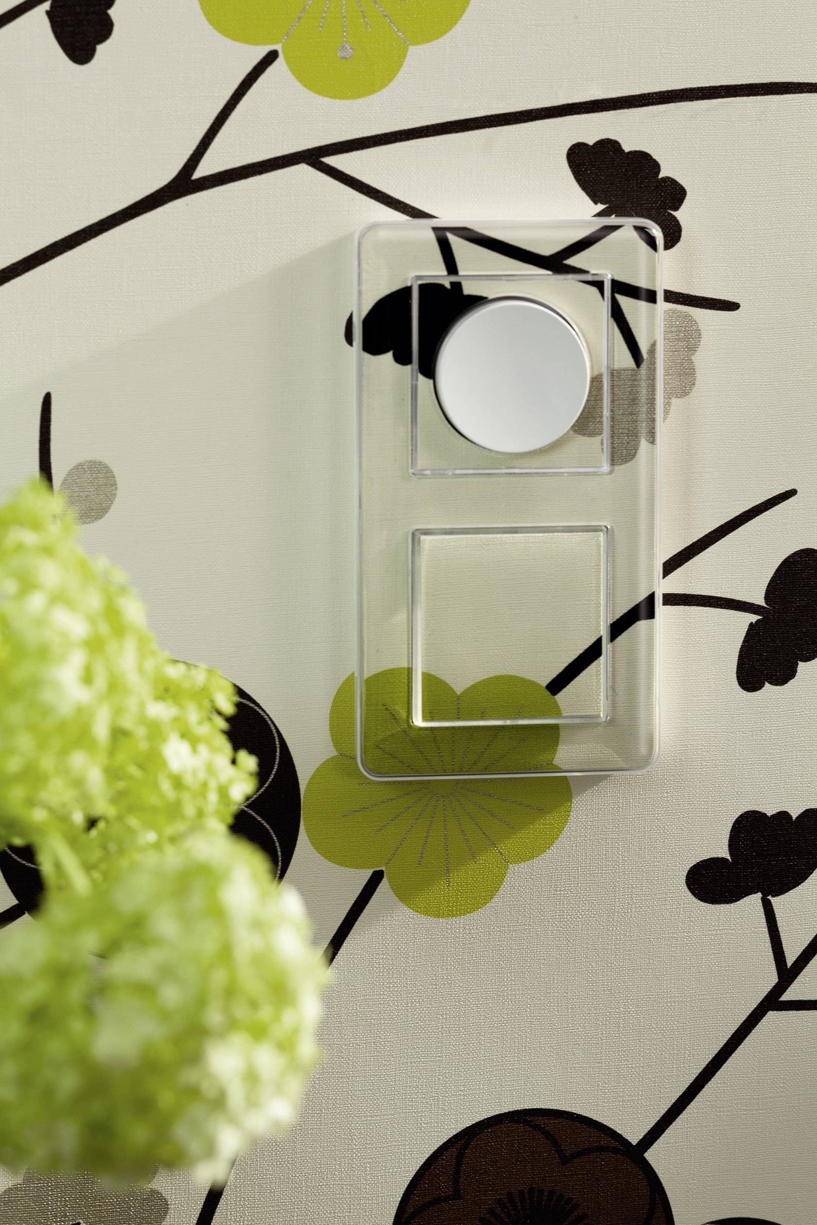 Merten Abdeckung Dimmer M-Creativ Glasklar, Polarweiß MEG5250-3500 1 St.