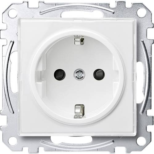 Einsatz Schutzkontakt-Steckdose M-Creativ Transparent, Polarweiß MEG2300-3500