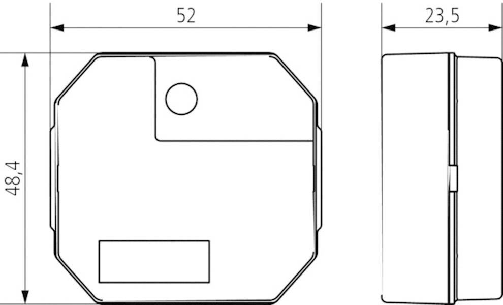 Theben 0410002 Treppenlichtzeitschalter Einbau 8 V DC/AC, 12 V DC/AC, 24 V DC/AC, 110 V DC/AC, 230 V DC/AC
