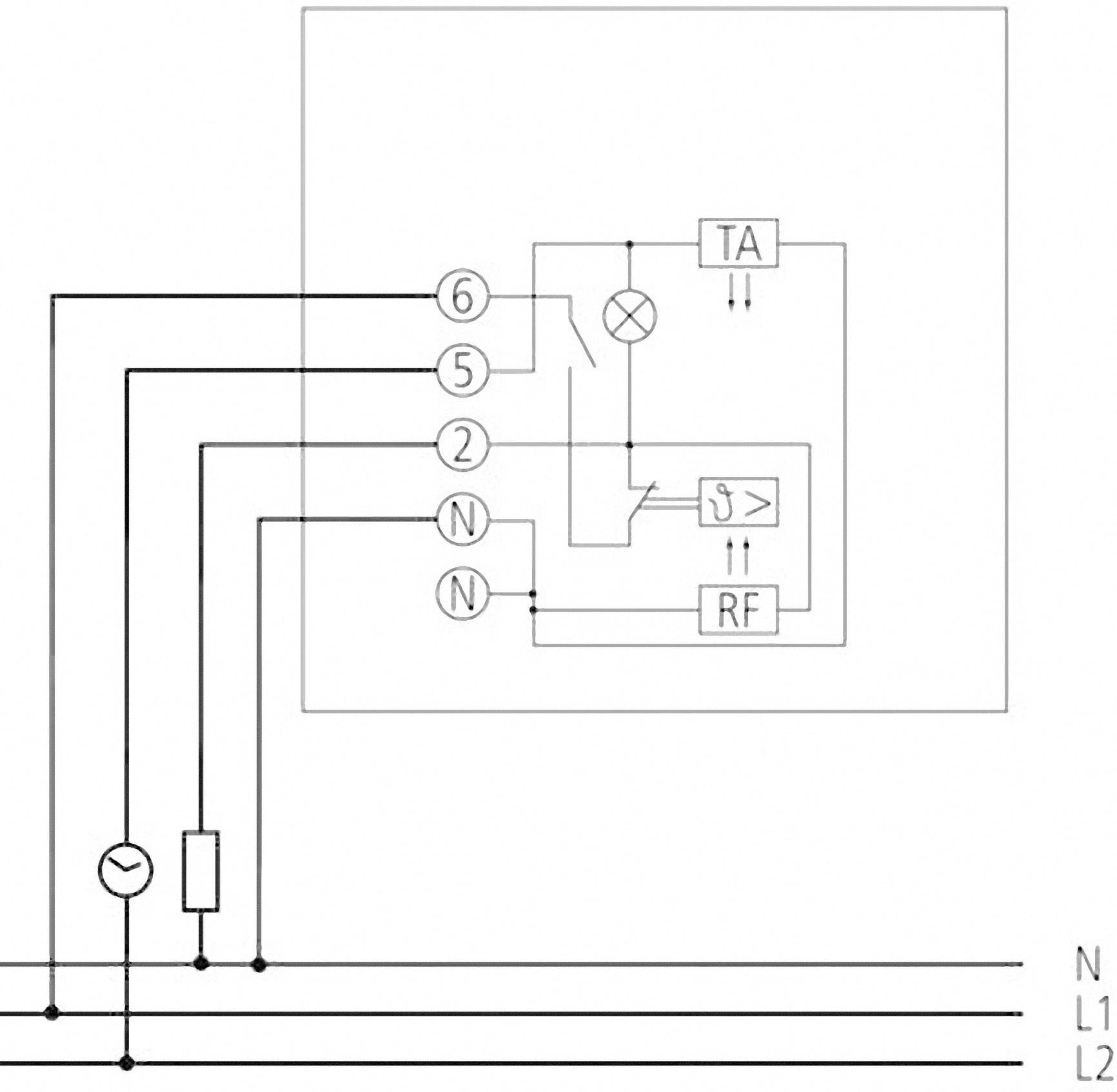 Theben AP-Raumthermostat RAM 706