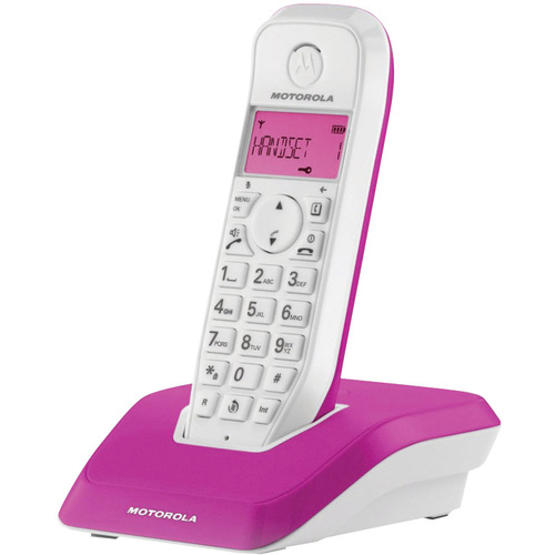 Téléphone sans fil Motorola STARTAC S1201 rose, blanc