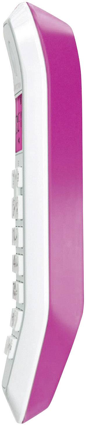 Motorola STARTAC S1201 DECT, GAP Schnurloses Telefon analog Freisprechen Pink, Weiß