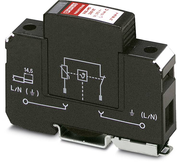 Phoenix Contact 2839127 VAL-MS 230 Überspannungsschutz-Ableiter Überspannungsschutz für: Verteilerschrank 20 kA 1 St.