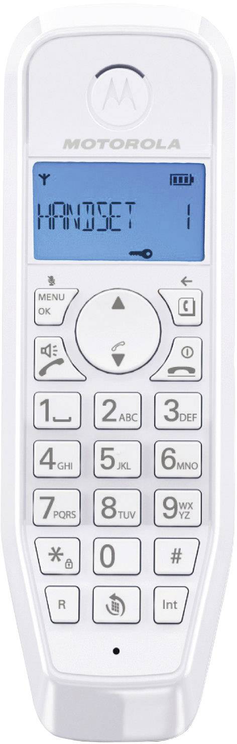 Motorola STARTAC S1201 DECT, GAP Schnurloses Telefon analog Blau, Weiß