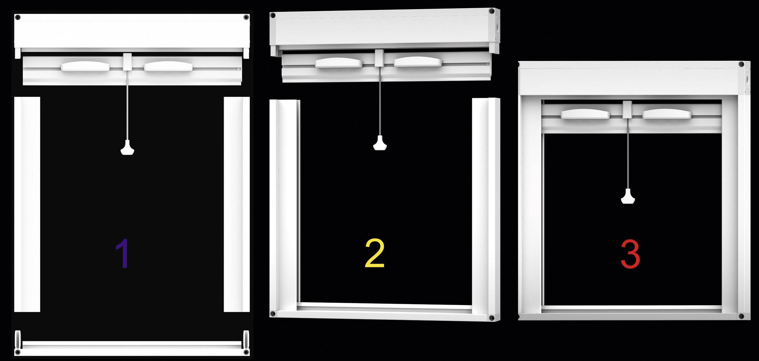Heicko Rollo RO61-120160 Fliegengitter-Rollo (B x H) 1200mm x 1600mm Weiß 1St.