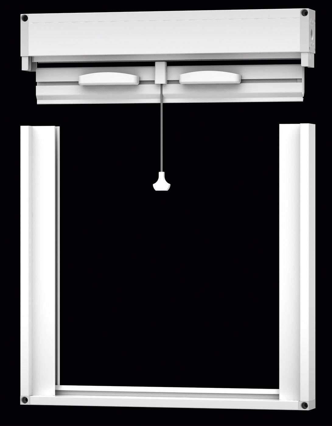 Heicko Rollo RO61-120160 Fliegengitter-Rollo (B x H) 1200mm x 1600mm Weiß 1St.