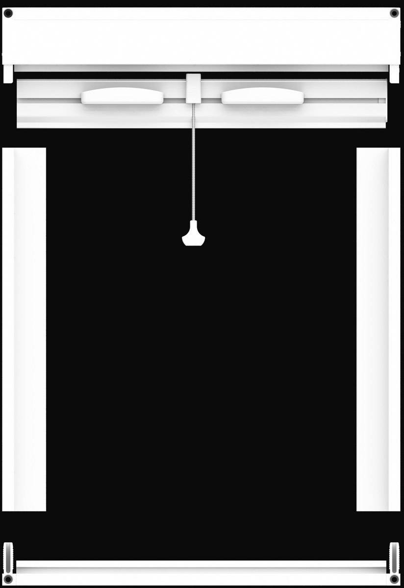Heicko Rollo RO61-120160 Fliegengitter-Rollo (B x H) 1200mm x 1600mm Weiß 1St.