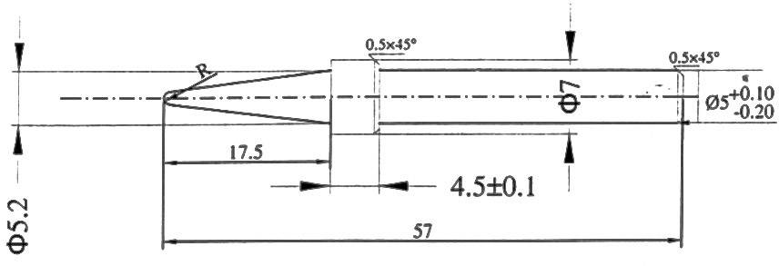 Basetech T-3 Lötspitze Bleistiftform Spitzen-Größe 4.9mm Spitzen-Länge 57mm Inhalt 1St.