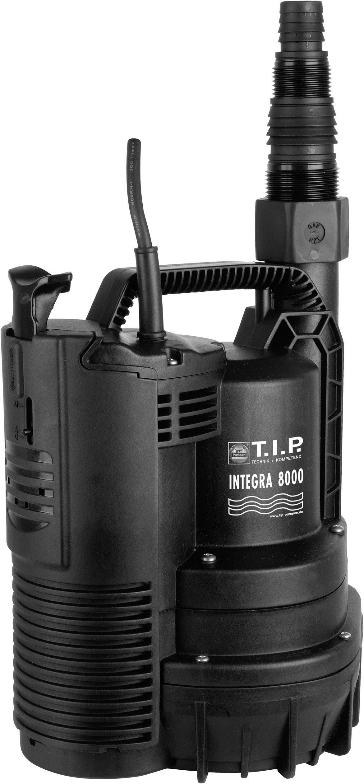 T.I.P. - Technische Industrie Produkte Integra 8000 30166 Flachsaugende Tauchpumpe 8000 l/h 7 m