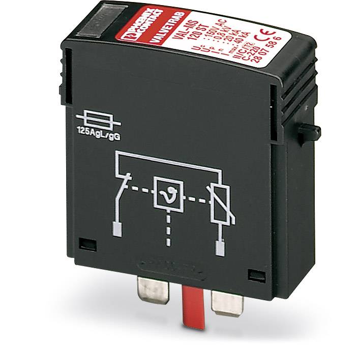 Phoenix Contact 2807586 VAL-MS 120 ST Überspannungsschutz-Ableiter steckbar 10er Set Überspannungsschutz für: Verteilerschrank 20