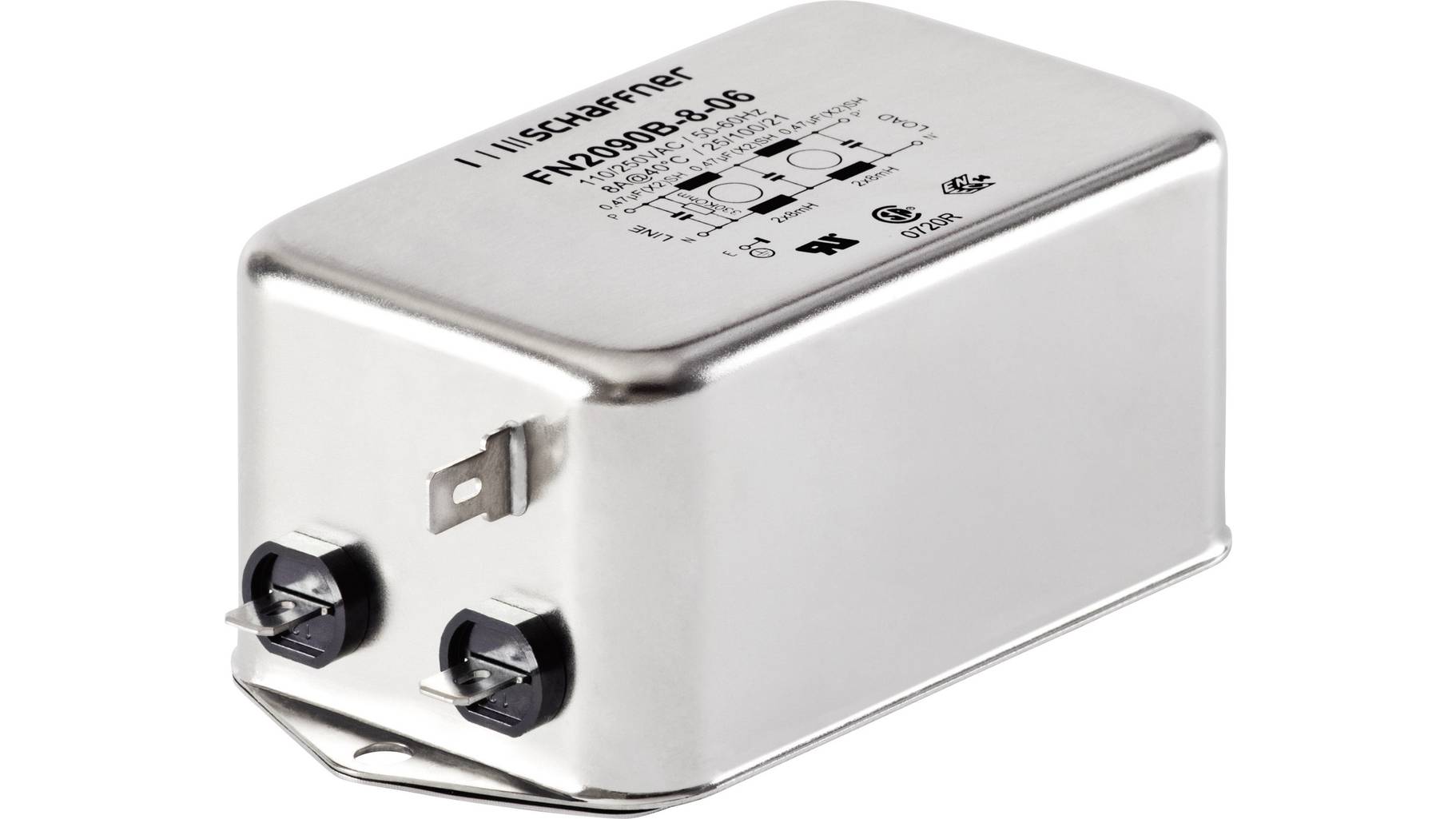 Schaffner FN20901006 FN20901006 Entstörfilter 250 V/AC 10A 8 mH (L