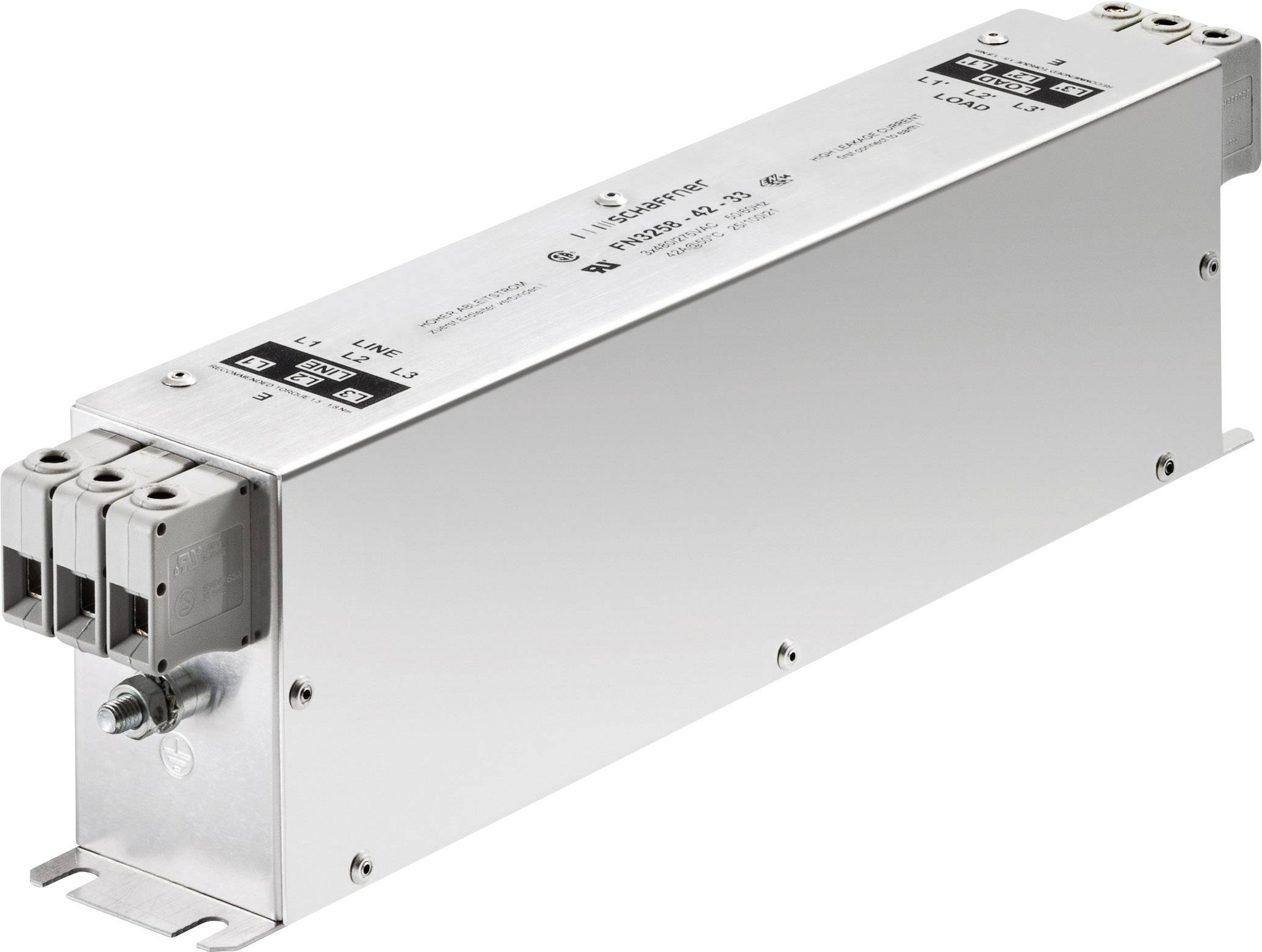 Schaffner FN3258-30-33 FN3258-30-33 Entstörfilter 277 V/AC, 480 V/AC 30 A (L x B x H) 270 x 50 x 85 mm 1 St.