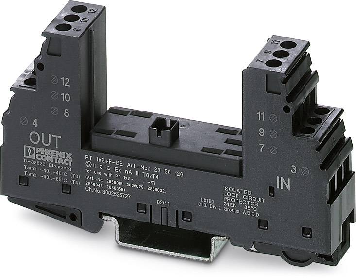 Phoenix Contact 2856113 PT 1X2-BE Überspannungsschutz-Sockel 10er Set Überspannungsschutz für: Verteilerschrank 10St.